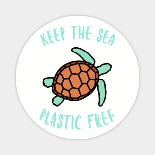 Keep the Sea Plastic Free Magnet